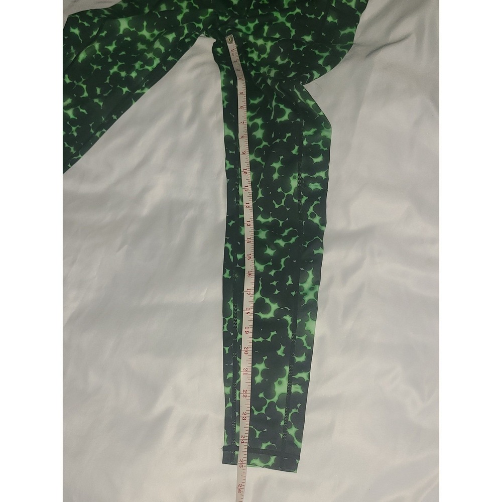 Constantly Varied Gear Neon Green Black Abstract Leggings XS Pockets Squat Proof - Picture 7 of 16